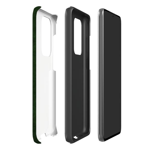 Samsung phone case-Absinthe-Product Details Raised bevel to protect screen from scratches. Impact resistant polycarbonate shell and shock absorbing inner TPU liner. Secure fit with design wrapping around side of the case and full access to ports. Compatible with Qi-standard wireless charging. Thickness 1/8 inch (3mm), weight 30g. Compatibility See drop down menu for options, please select the right case as we print to order.-Stringberry