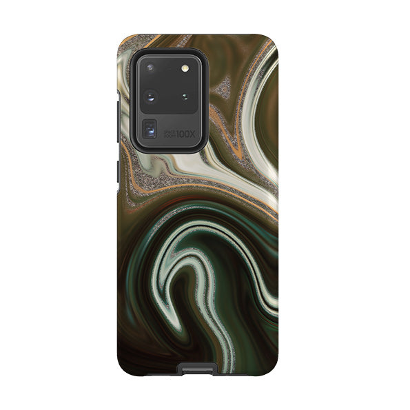 Samsung phone case-Abstract (case does not glitter)-Product Details Raised bevel to protect screen from scratches. Impact resistant polycarbonate shell and shock absorbing inner TPU liner. Secure fit with design wrapping around side of the case and full access to ports. Compatible with Qi-standard wireless charging. Thickness 1/8 inch (3mm), weight 30g. Compatibility See drop down menu for options, please select the right case as we print to order.-Stringberry
