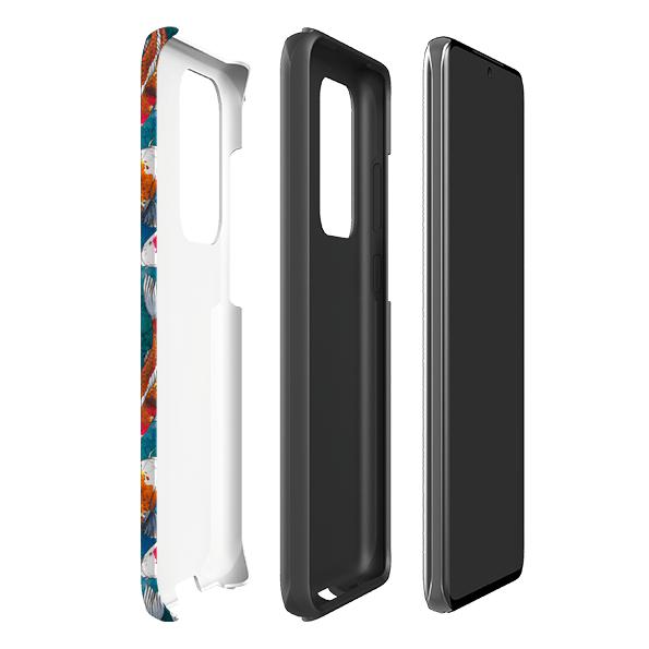 Samsung phone case-Adachi-Product Details Raised bevel to protect screen from scratches. Impact resistant polycarbonate shell and shock absorbing inner TPU liner. Secure fit with design wrapping around side of the case and full access to ports. Compatible with Qi-standard wireless charging. Thickness 1/8 inch (3mm), weight 30g. Compatibility See drop down menu for options, please select the right case as we print to order.-Stringberry