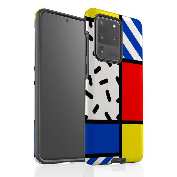 Samsung phone case-Aldo Rossi-Product Details Raised bevel to protect screen from scratches. Impact resistant polycarbonate shell and shock absorbing inner TPU liner. Secure fit with design wrapping around side of the case and full access to ports. Compatible with Qi-standard wireless charging. Thickness 1/8 inch (3mm), weight 30g. Compatibility See drop down menu for options, please select the right case as we print to order.-Stringberry