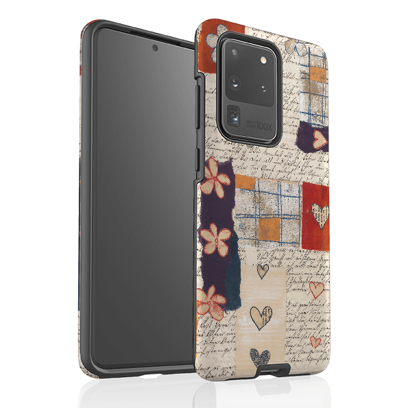 Samsung phone case-Alicia By Jehane-Product Details Raised bevel to protect screen from scratches. Impact resistant polycarbonate shell and shock absorbing inner TPU liner. Secure fit with design wrapping around side of the case and full access to ports. Compatible with Qi-standard wireless charging. Thickness 1/8 inch (3mm), weight 30g. Compatibility See drop down menu for options, please select the right case as we print to order.-Stringberry