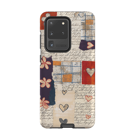 Samsung phone case-Alicia By Jehane-Product Details Raised bevel to protect screen from scratches. Impact resistant polycarbonate shell and shock absorbing inner TPU liner. Secure fit with design wrapping around side of the case and full access to ports. Compatible with Qi-standard wireless charging. Thickness 1/8 inch (3mm), weight 30g. Compatibility See drop down menu for options, please select the right case as we print to order.-Stringberry