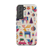 Samsung phone case-All Is Bright II-Product Details Raised bevel to protect screen from scratches. Impact resistant polycarbonate shell and shock absorbing inner TPU liner. Secure fit with design wrapping around side of the case and full access to ports. Compatible with Qi-standard wireless charging. Thickness 1/8 inch (3mm), weight 30g. Compatibility See drop down menu for options, please select the right case as we print to order.-Stringberry