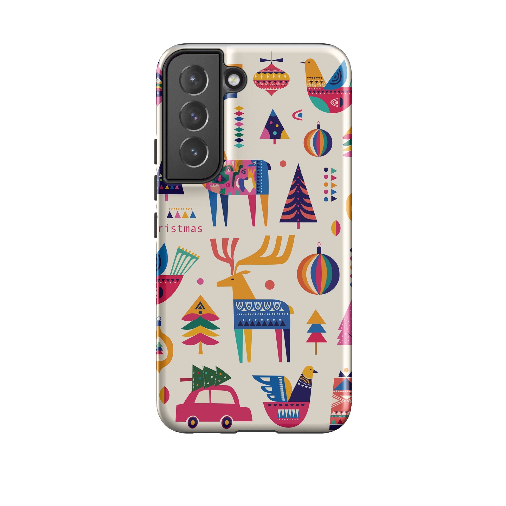 Samsung phone case-All Is Bright II-Product Details Raised bevel to protect screen from scratches. Impact resistant polycarbonate shell and shock absorbing inner TPU liner. Secure fit with design wrapping around side of the case and full access to ports. Compatible with Qi-standard wireless charging. Thickness 1/8 inch (3mm), weight 30g. Compatibility See drop down menu for options, please select the right case as we print to order.-Stringberry