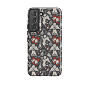 Samsung phone case-Angels-Product Details Raised bevel to protect screen from scratches. Impact resistant polycarbonate shell and shock absorbing inner TPU liner. Secure fit with design wrapping around side of the case and full access to ports. Compatible with Qi-standard wireless charging. Thickness 1/8 inch (3mm), weight 30g. Compatibility See drop down menu for options, please select the right case as we print to order.-Stringberry