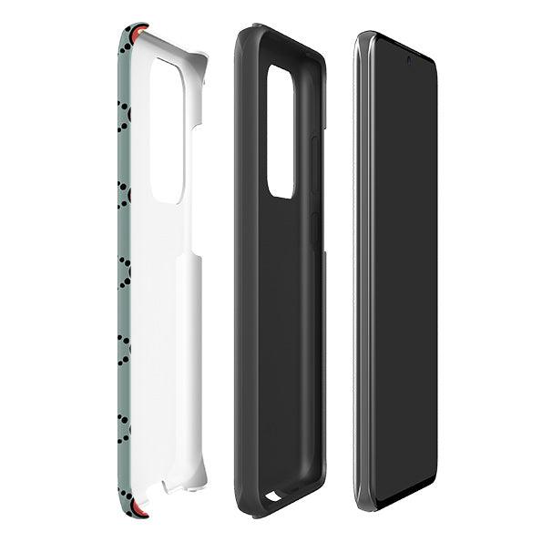 Samsung phone case-Atomic By Cressida Bell-Product Details Raised bevel to protect screen from scratches. Impact resistant polycarbonate shell and shock absorbing inner TPU liner. Secure fit with design wrapping around side of the case and full access to ports. Compatible with Qi-standard wireless charging. Thickness 1/8 inch (3mm), weight 30g. Compatibility See drop down menu for options, please select the right case as we print to order.-Stringberry