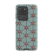 Samsung phone case-Atomic By Cressida Bell-Product Details Raised bevel to protect screen from scratches. Impact resistant polycarbonate shell and shock absorbing inner TPU liner. Secure fit with design wrapping around side of the case and full access to ports. Compatible with Qi-standard wireless charging. Thickness 1/8 inch (3mm), weight 30g. Compatibility See drop down menu for options, please select the right case as we print to order.-Stringberry