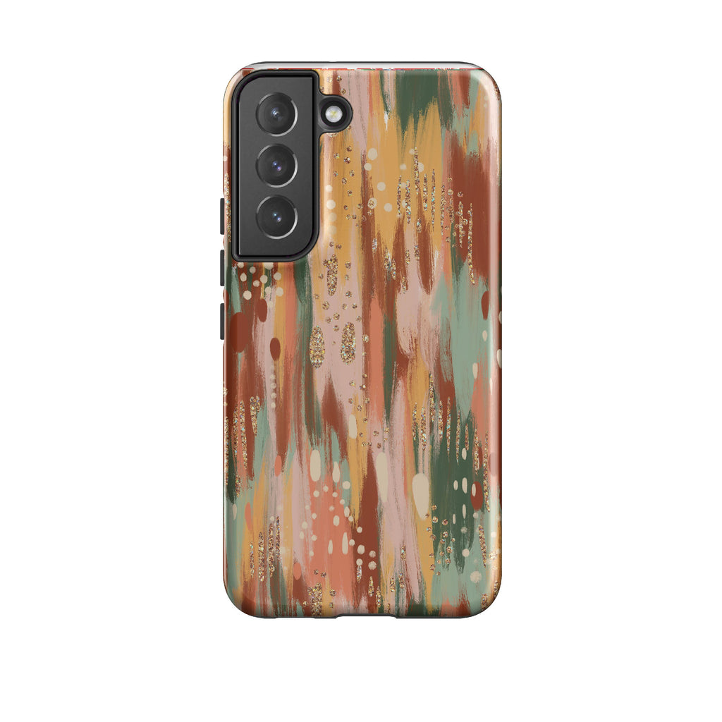 Samsung phone case-Autumn Drops II-Product Details Raised bevel to protect screen from scratches. Impact resistant polycarbonate shell and shock absorbing inner TPU liner. Secure fit with design wrapping around side of the case and full access to ports. Compatible with Qi-standard wireless charging. Thickness 1/8 inch (3mm), weight 30g. Compatibility See drop down menu for options, please select the right case as we print to order.-Stringberry