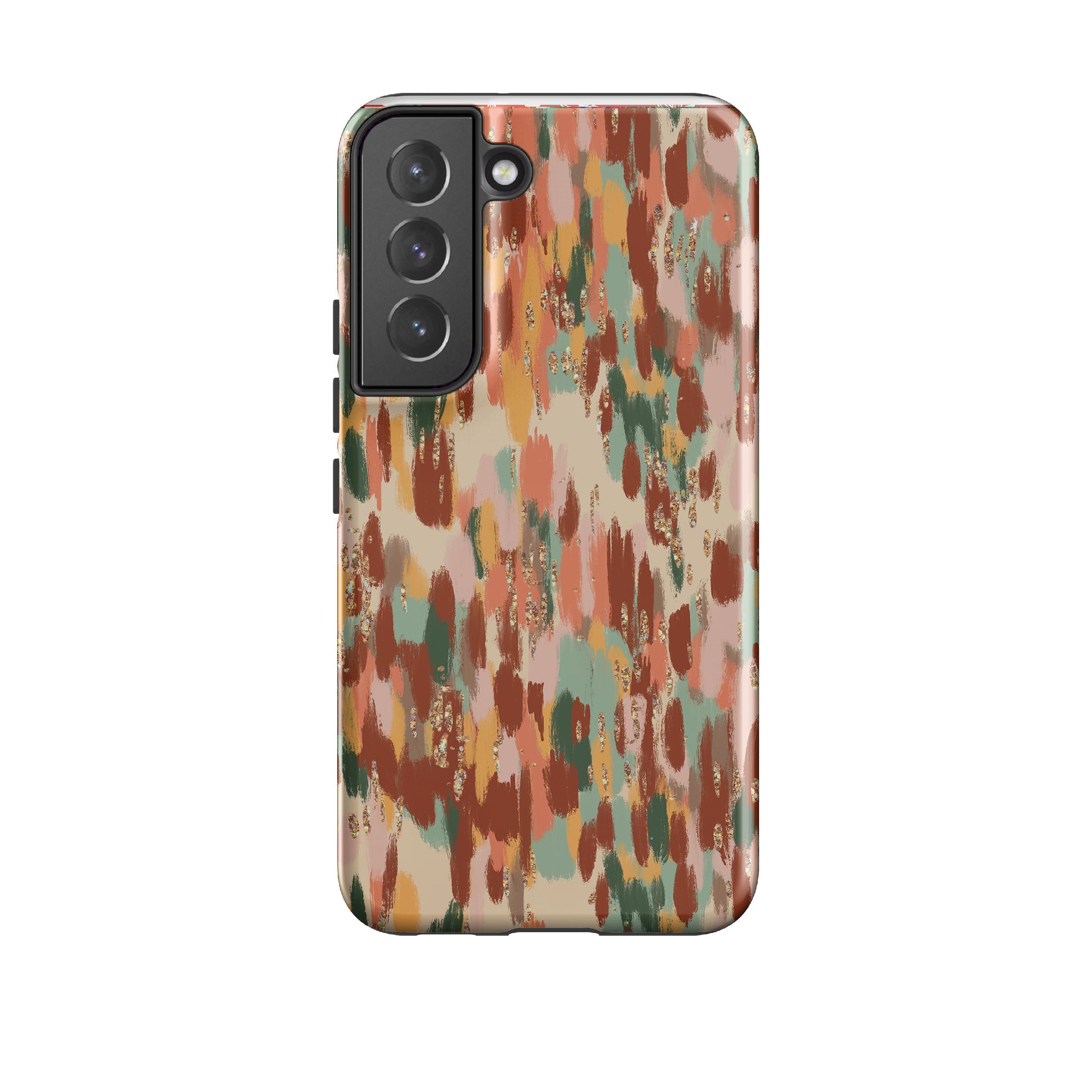Samsung phone case-Autumn Drops-Product Details Raised bevel to protect screen from scratches. Impact resistant polycarbonate shell and shock absorbing inner TPU liner. Secure fit with design wrapping around side of the case and full access to ports. Compatible with Qi-standard wireless charging. Thickness 1/8 inch (3mm), weight 30g. Compatibility See drop down menu for options, please select the right case as we print to order.-Stringberry