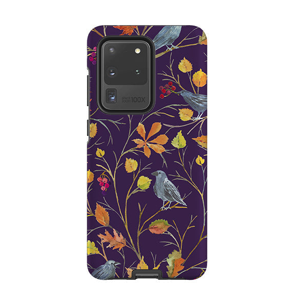 Samsung phone case-Autumn Pattern By Elisabeth Haager-Product Details Raised bevel to protect screen from scratches. Impact resistant polycarbonate shell and shock absorbing inner TPU liner. Secure fit with design wrapping around side of the case and full access to ports. Compatible with Qi-standard wireless charging. Thickness 1/8 inch (3mm), weight 30g. Compatibility See drop down menu for options, please select the right case as we print to order.-Stringberry