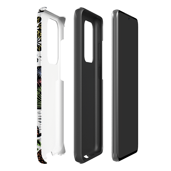 Samsung phone case-Autumn Seeds By Kate Heiss-Product Details Raised bevel to protect screen from scratches. Impact resistant polycarbonate shell and shock absorbing inner TPU liner. Secure fit with design wrapping around side of the case and full access to ports. Compatible with Qi-standard wireless charging. Thickness 1/8 inch (3mm), weight 30g. Compatibility See drop down menu for options, please select the right case as we print to order.-Stringberry