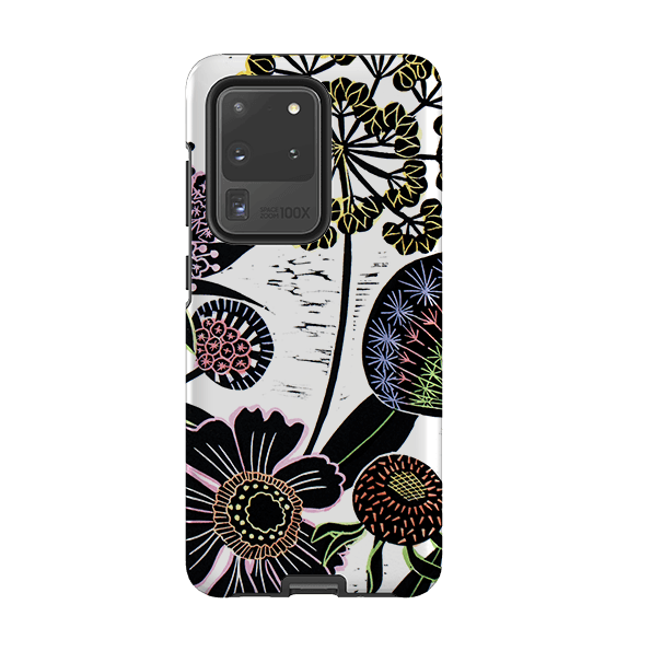 Samsung phone case-Autumn Seeds By Kate Heiss-Product Details Raised bevel to protect screen from scratches. Impact resistant polycarbonate shell and shock absorbing inner TPU liner. Secure fit with design wrapping around side of the case and full access to ports. Compatible with Qi-standard wireless charging. Thickness 1/8 inch (3mm), weight 30g. Compatibility See drop down menu for options, please select the right case as we print to order.-Stringberry