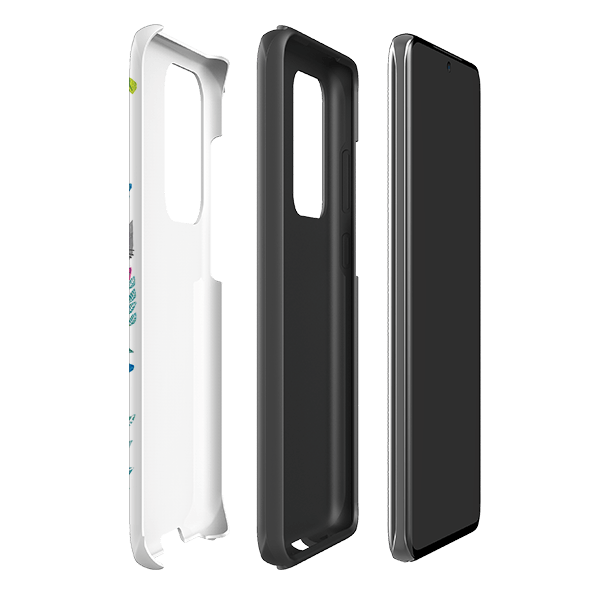 Samsung phone case-Back Garden By Tracey English-Product Details Raised bevel to protect screen from scratches. Impact resistant polycarbonate shell and shock absorbing inner TPU liner. Secure fit with design wrapping around side of the case and full access to ports. Compatible with Qi-standard wireless charging. Thickness 1/8 inch (3mm), weight 30g. Compatibility See drop down menu for options, please select the right case as we print to order.-Stringberry