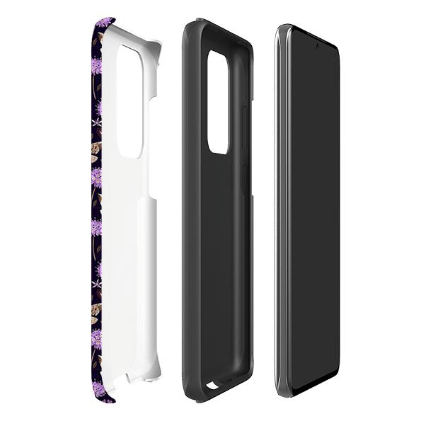 Samsung phone case-Bayley-Product Details Raised bevel to protect screen from scratches. Impact resistant polycarbonate shell and shock absorbing inner TPU liner. Secure fit with design wrapping around side of the case and full access to ports. Compatible with Qi-standard wireless charging. Thickness 1/8 inch (3mm), weight 30g. Compatibility See drop down menu for options, please select the right case as we print to order.-Stringberry