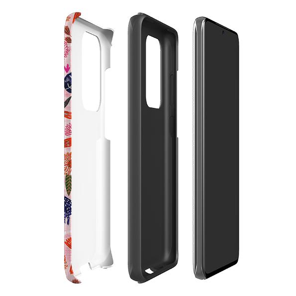 Samsung phone case-Beautiful World By Lee Foster Wilson-Product Details Raised bevel to protect screen from scratches. Impact resistant polycarbonate shell and shock absorbing inner TPU liner. Secure fit with design wrapping around side of the case and full access to ports. Compatible with Qi-standard wireless charging. Thickness 1/8 inch (3mm), weight 30g. Compatibility See drop down menu for options, please select the right case as we print to order.-Stringberry