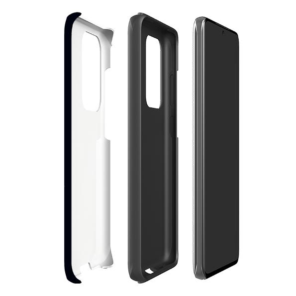 Samsung phone case-Bee By Jade Mosinski-Product Details Raised bevel to protect screen from scratches. Impact resistant polycarbonate shell and shock absorbing inner TPU liner. Secure fit with design wrapping around side of the case and full access to ports. Compatible with Qi-standard wireless charging. Thickness 1/8 inch (3mm), weight 30g. Compatibility See drop down menu for options, please select the right case as we print to order.-Stringberry