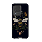 Samsung phone case-Bee By Jade Mosinski-Product Details Raised bevel to protect screen from scratches. Impact resistant polycarbonate shell and shock absorbing inner TPU liner. Secure fit with design wrapping around side of the case and full access to ports. Compatible with Qi-standard wireless charging. Thickness 1/8 inch (3mm), weight 30g. Compatibility See drop down menu for options, please select the right case as we print to order.-Stringberry
