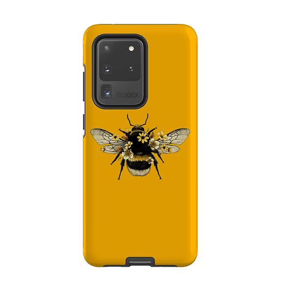 Samsung phone case-Bee I Honey-Product Details Raised bevel to protect screen from scratches. Impact resistant polycarbonate shell and shock absorbing inner TPU liner. Secure fit with design wrapping around side of the case and full access to ports. Compatible with Qi-standard wireless charging. Thickness 1/8 inch (3mm), weight 30g. Compatibility See drop down menu for options, please select the right case as we print to order.-Stringberry
