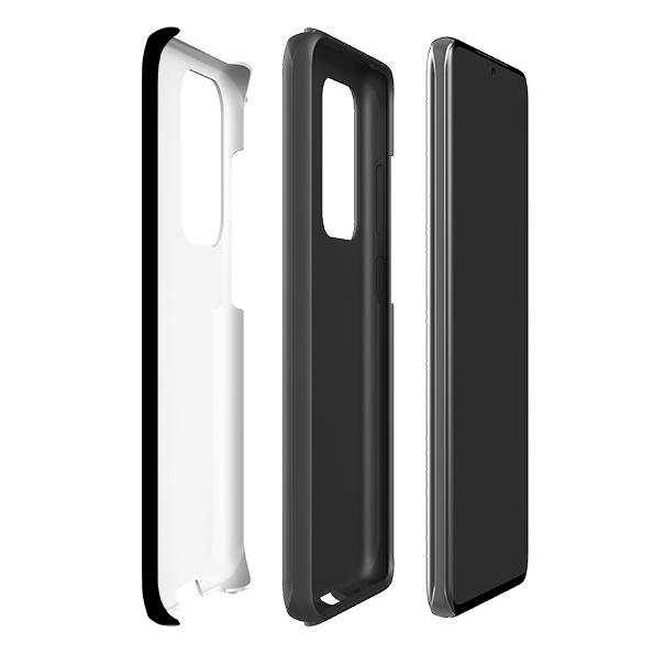 Samsung phone case-Bee II-Product Details Raised bevel to protect screen from scratches. Impact resistant polycarbonate shell and shock absorbing inner TPU liner. Secure fit with design wrapping around side of the case and full access to ports. Compatible with Qi-standard wireless charging. Thickness 1/8 inch (3mm), weight 30g. Compatibility See drop down menu for options, please select the right case as we print to order.-Stringberry