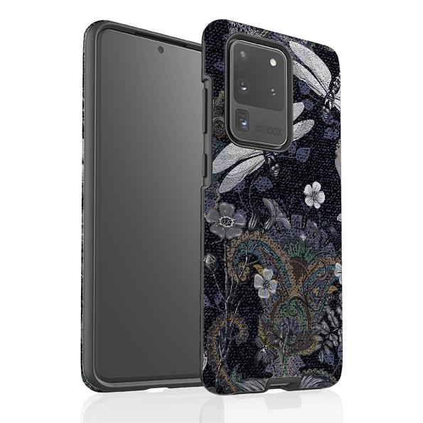 Samsung phone case-Belsay-Product Details Raised bevel to protect screen from scratches. Impact resistant polycarbonate shell and shock absorbing inner TPU liner. Secure fit with design wrapping around side of the case and full access to ports. Compatible with Qi-standard wireless charging. Thickness 1/8 inch (3mm), weight 30g. Compatibility See drop down menu for options, please select the right case as we print to order.-Stringberry