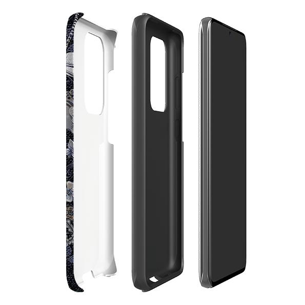 Samsung phone case-Belsay-Product Details Raised bevel to protect screen from scratches. Impact resistant polycarbonate shell and shock absorbing inner TPU liner. Secure fit with design wrapping around side of the case and full access to ports. Compatible with Qi-standard wireless charging. Thickness 1/8 inch (3mm), weight 30g. Compatibility See drop down menu for options, please select the right case as we print to order.-Stringberry