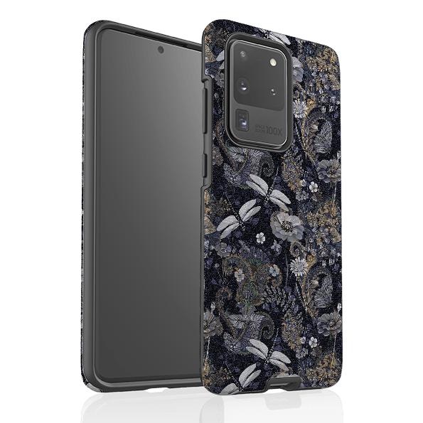 Samsung phone case-Belsay Pattern-Product Details Raised bevel to protect screen from scratches. Impact resistant polycarbonate shell and shock absorbing inner TPU liner. Secure fit with design wrapping around side of the case and full access to ports. Compatible with Qi-standard wireless charging. Thickness 1/8 inch (3mm), weight 30g. Compatibility See drop down menu for options, please select the right case as we print to order.-Stringberry