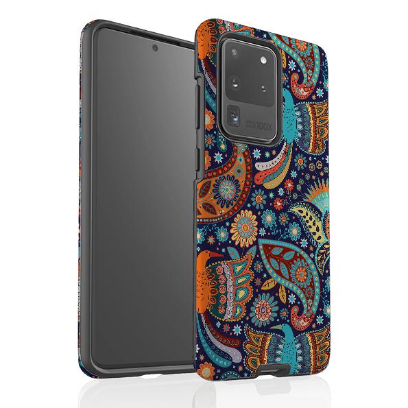 Samsung phone case-Bettyhill-Product Details Raised bevel to protect screen from scratches. Impact resistant polycarbonate shell and shock absorbing inner TPU liner. Secure fit with design wrapping around side of the case and full access to ports. Compatible with Qi-standard wireless charging. Thickness 1/8 inch (3mm), weight 30g. Compatibility See drop down menu for options, please select the right case as we print to order.-Stringberry