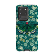 Samsung phone case-Big Moth 2 By Katherine Quinn-Product Details Raised bevel to protect screen from scratches. Impact resistant polycarbonate shell and shock absorbing inner TPU liner. Secure fit with design wrapping around side of the case and full access to ports. Compatible with Qi-standard wireless charging. Thickness 1/8 inch (3mm), weight 30g. Compatibility See drop down menu for options, please select the right case as we print to order.-Stringberry