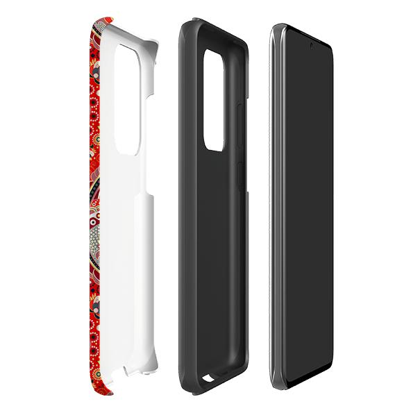 Samsung phone case-Billingshurst-Product Details Raised bevel to protect screen from scratches. Impact resistant polycarbonate shell and shock absorbing inner TPU liner. Secure fit with design wrapping around side of the case and full access to ports. Compatible with Qi-standard wireless charging. Thickness 1/8 inch (3mm), weight 30g. Compatibility See drop down menu for options, please select the right case as we print to order.-Stringberry