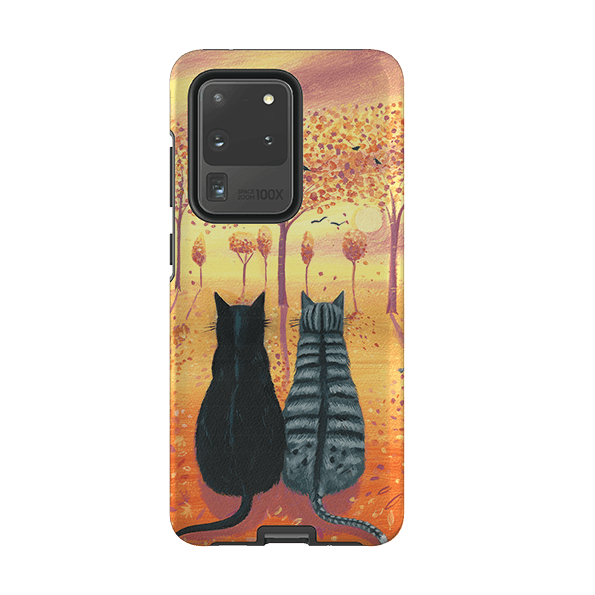 Samsung phone case-Bird Watching By Mary Stubberfield-Product Details Raised bevel to protect screen from scratches. Impact resistant polycarbonate shell and shock absorbing inner TPU liner. Secure fit with design wrapping around side of the case and full access to ports. Compatible with Qi-standard wireless charging. Thickness 1/8 inch (3mm), weight 30g. Compatibility See drop down menu for options, please select the right case as we print to order.-Stringberry