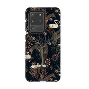 Samsung phone case-Black Forest By Katherine Quinn-Product Details Raised bevel to protect screen from scratches. Impact resistant polycarbonate shell and shock absorbing inner TPU liner. Secure fit with design wrapping around side of the case and full access to ports. Compatible with Qi-standard wireless charging. Thickness 1/8 inch (3mm), weight 30g. Compatibility See drop down menu for options, please select the right case as we print to order.-Stringberry