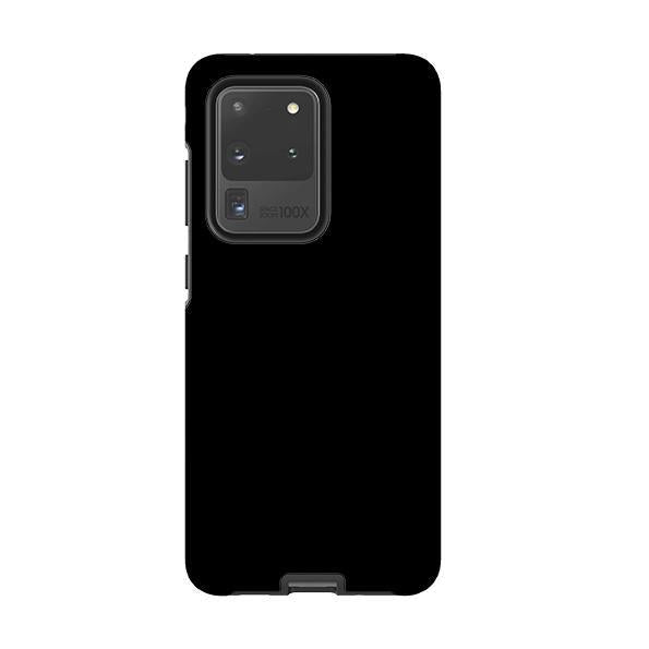 Samsung phone case-Black-Product Details Raised bevel to protect screen from scratches. Impact resistant polycarbonate shell and shock absorbing inner TPU liner. Secure fit with design wrapping around side of the case and full access to ports. Compatible with Qi-standard wireless charging. Thickness 1/8 inch (3mm), weight 30g. Compatibility See drop down menu for options, please select the right case as we print to order.-Stringberry