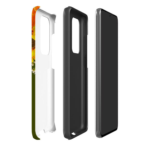 Samsung phone case-Bliss-Product Details Raised bevel to protect screen from scratches. Impact resistant polycarbonate shell and shock absorbing inner TPU liner. Secure fit with design wrapping around side of the case and full access to ports. Compatible with Qi-standard wireless charging. Thickness 1/8 inch (3mm), weight 30g. Compatibility See drop down menu for options, please select the right case as we print to order.-Stringberry