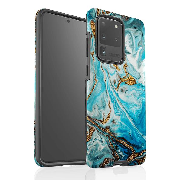 Samsung phone case-Blue Royal-Product Details Raised bevel to protect screen from scratches. Impact resistant polycarbonate shell and shock absorbing inner TPU liner. Secure fit with design wrapping around side of the case and full access to ports. Compatible with Qi-standard wireless charging. Thickness 1/8 inch (3mm), weight 30g. Compatibility See drop down menu for options, please select the right case as we print to order.-Stringberry