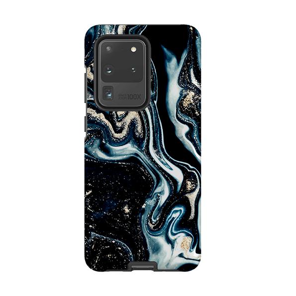 Samsung phone case-Blue Royalty-Product Details Raised bevel to protect screen from scratches. Impact resistant polycarbonate shell and shock absorbing inner TPU liner. Secure fit with design wrapping around side of the case and full access to ports. Compatible with Qi-standard wireless charging. Thickness 1/8 inch (3mm), weight 30g. Compatibility See drop down menu for options, please select the right case as we print to order.-Stringberry