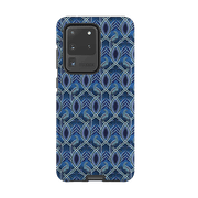 Samsung phone case-Bluebirds By Cressida Bell-Product Details Raised bevel to protect screen from scratches. Impact resistant polycarbonate shell and shock absorbing inner TPU liner. Secure fit with design wrapping around side of the case and full access to ports. Compatible with Qi-standard wireless charging. Thickness 1/8 inch (3mm), weight 30g. Compatibility See drop down menu for options, please select the right case as we print to order.-Stringberry