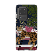 Samsung phone case-Boho Leopard By Bex Parkin-Product Details Raised bevel to protect screen from scratches. Impact resistant polycarbonate shell and shock absorbing inner TPU liner. Secure fit with design wrapping around side of the case and full access to ports. Compatible with Qi-standard wireless charging. Thickness 1/8 inch (3mm), weight 30g. Compatibility See drop down menu for options, please select the right case as we print to order.-Stringberry
