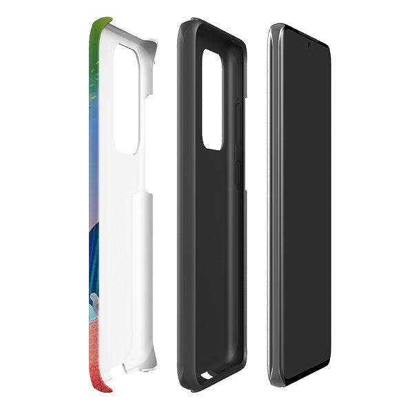 Samsung phone case-Breathe By Mia Underwood-Product Details Raised bevel to protect screen from scratches. Impact resistant polycarbonate shell and shock absorbing inner TPU liner. Secure fit with design wrapping around side of the case and full access to ports. Compatible with Qi-standard wireless charging. Thickness 1/8 inch (3mm), weight 30g. Compatibility See drop down menu for options, please select the right case as we print to order.-Stringberry