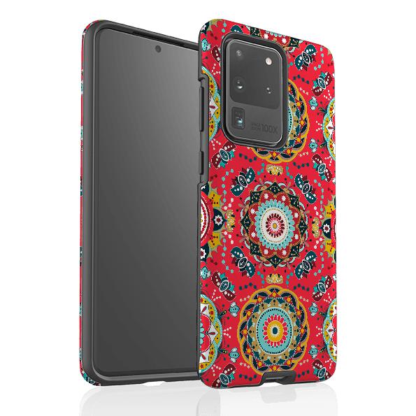 Samsung phone case-Burford-Product Details Raised bevel to protect screen from scratches. Impact resistant polycarbonate shell and shock absorbing inner TPU liner. Secure fit with design wrapping around side of the case and full access to ports. Compatible with Qi-standard wireless charging. Thickness 1/8 inch (3mm), weight 30g. Compatibility See drop down menu for options, please select the right case as we print to order.-Stringberry