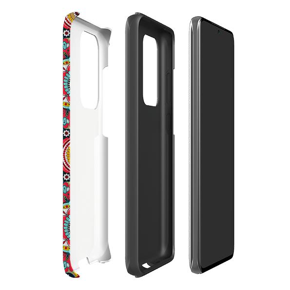 Samsung phone case-Burford-Product Details Raised bevel to protect screen from scratches. Impact resistant polycarbonate shell and shock absorbing inner TPU liner. Secure fit with design wrapping around side of the case and full access to ports. Compatible with Qi-standard wireless charging. Thickness 1/8 inch (3mm), weight 30g. Compatibility See drop down menu for options, please select the right case as we print to order.-Stringberry