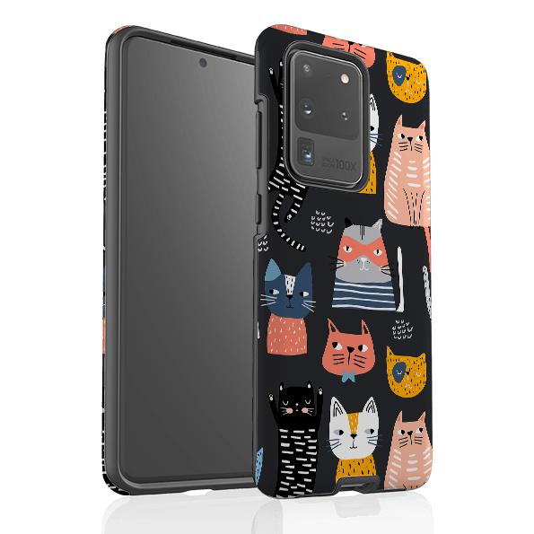 Samsung phone case-Catastrophe-Product Details Raised bevel to protect screen from scratches. Impact resistant polycarbonate shell and shock absorbing inner TPU liner. Secure fit with design wrapping around side of the case and full access to ports. Compatible with Qi-standard wireless charging. Thickness 1/8 inch (3mm), weight 30g. Compatibility See drop down menu for options, please select the right case as we print to order.-Stringberry
