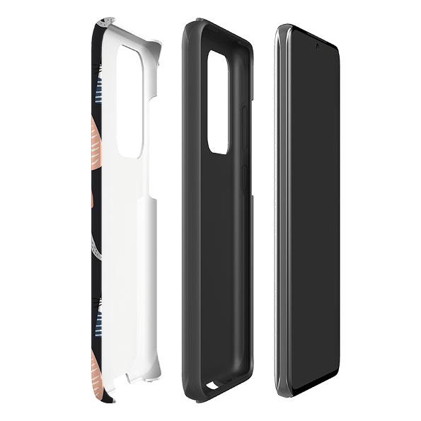 Samsung phone case-Catastrophe-Product Details Raised bevel to protect screen from scratches. Impact resistant polycarbonate shell and shock absorbing inner TPU liner. Secure fit with design wrapping around side of the case and full access to ports. Compatible with Qi-standard wireless charging. Thickness 1/8 inch (3mm), weight 30g. Compatibility See drop down menu for options, please select the right case as we print to order.-Stringberry