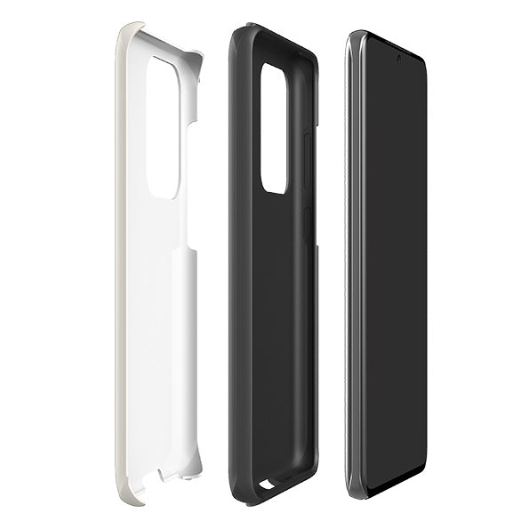 Samsung phone case-Catcorn-Product Details Raised bevel to protect screen from scratches. Impact resistant polycarbonate shell and shock absorbing inner TPU liner. Secure fit with design wrapping around side of the case and full access to ports. Compatible with Qi-standard wireless charging. Thickness 1/8 inch (3mm), weight 30g. Compatibility See drop down menu for options, please select the right case as we print to order.-Stringberry