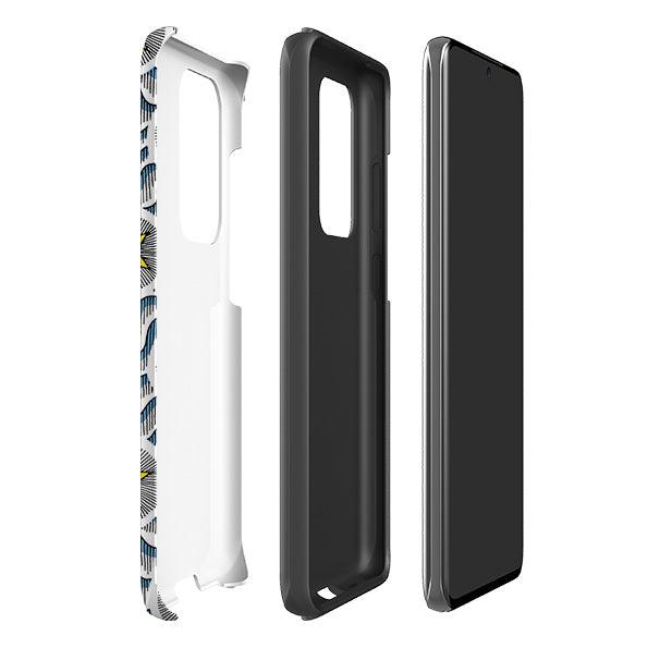 Samsung phone case-Celestial By Cressida Bell-Product Details Raised bevel to protect screen from scratches. Impact resistant polycarbonate shell and shock absorbing inner TPU liner. Secure fit with design wrapping around side of the case and full access to ports. Compatible with Qi-standard wireless charging. Thickness 1/8 inch (3mm), weight 30g. Compatibility See drop down menu for options, please select the right case as we print to order.-Stringberry