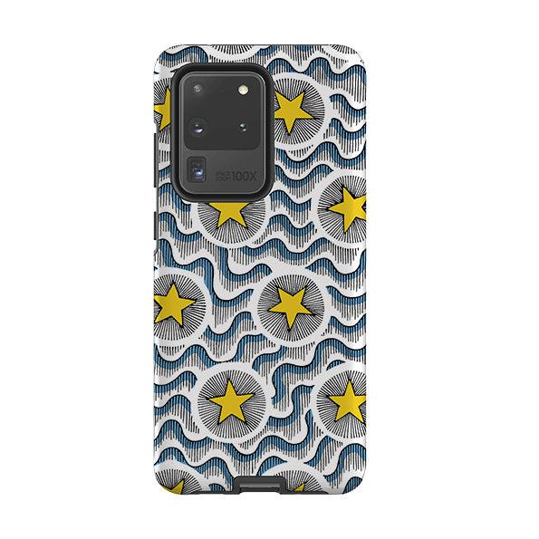 Samsung phone case-Celestial By Cressida Bell-Product Details Raised bevel to protect screen from scratches. Impact resistant polycarbonate shell and shock absorbing inner TPU liner. Secure fit with design wrapping around side of the case and full access to ports. Compatible with Qi-standard wireless charging. Thickness 1/8 inch (3mm), weight 30g. Compatibility See drop down menu for options, please select the right case as we print to order.-Stringberry