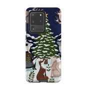 Samsung phone case-Christmas Tree By Bex Parkin-Product Details Raised bevel to protect screen from scratches. Impact resistant polycarbonate shell and shock absorbing inner TPU liner. Secure fit with design wrapping around side of the case and full access to ports. Compatible with Qi-standard wireless charging. Thickness 1/8 inch (3mm), weight 30g. Compatibility See drop down menu for options, please select the right case as we print to order.-Stringberry