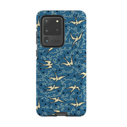 Samsung phone case-Clouds By Cressida Bell-Product Details Raised bevel to protect screen from scratches. Impact resistant polycarbonate shell and shock absorbing inner TPU liner. Secure fit with design wrapping around side of the case and full access to ports. Compatible with Qi-standard wireless charging. Thickness 1/8 inch (3mm), weight 30g. Compatibility See drop down menu for options, please select the right case as we print to order.-Stringberry