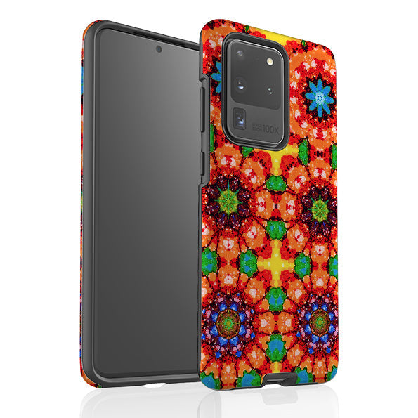 Samsung phone case-Coachella-Product Details Raised bevel to protect screen from scratches. Impact resistant polycarbonate shell and shock absorbing inner TPU liner. Secure fit with design wrapping around side of the case and full access to ports. Compatible with Qi-standard wireless charging. Thickness 1/8 inch (3mm), weight 30g. Compatibility See drop down menu for options, please select the right case as we print to order.-Stringberry
