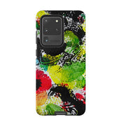 Samsung phone case-Colours By Sarah Campbell-Product Details Raised bevel to protect screen from scratches. Impact resistant polycarbonate shell and shock absorbing inner TPU liner. Secure fit with design wrapping around side of the case and full access to ports. Compatible with Qi-standard wireless charging. Thickness 1/8 inch (3mm), weight 30g. Compatibility See drop down menu for options, please select the right case as we print to order.-Stringberry