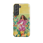 Samsung phone case-Coming Home By Caroline Bonne Muller-Product Details Raised bevel to protect screen from scratches. Impact resistant polycarbonate shell and shock absorbing inner TPU liner. Secure fit with design wrapping around side of the case and full access to ports. Compatible with Qi-standard wireless charging. Thickness 1/8 inch (3mm), weight 30g. Compatibility See drop down menu for options, please select the right case as we print to order.-Stringberry